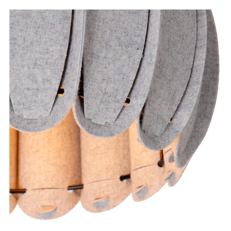 Lampa sufitowa wisząca Lucide Spencer 3659 szaro-odcienie szarości-czarna szerokość 30 cm 1xE27 x 40W 1 szt.
