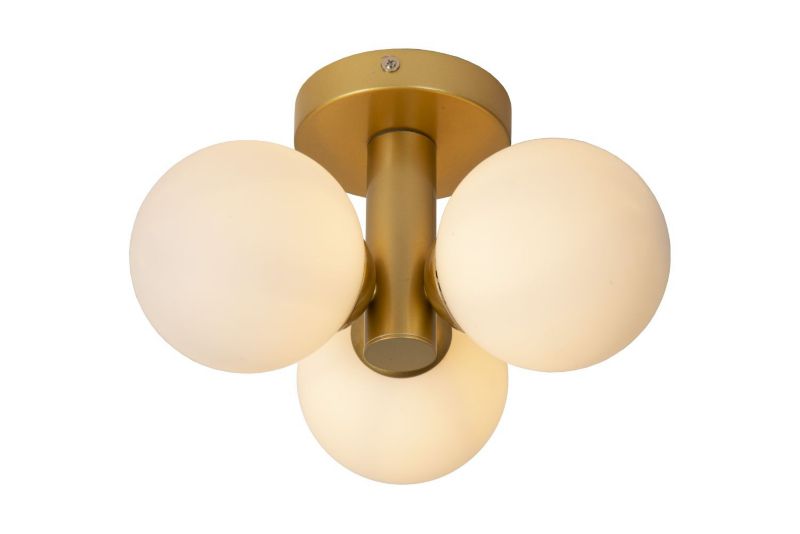 Lampa sufitowa wisząca Lucide Trudy 1011 złota szerokość 28 cm 3xG9 x 40W 1 szt.