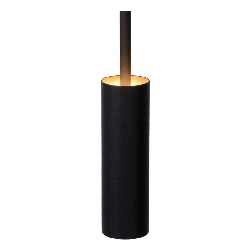 Lampa sufitowa wisząca Lucide Tubule 1863 czarna szerokość 26 cm wbudowany LED 7W 1 szt.