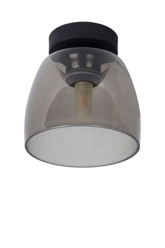 Lampa sufitowa wisząca Lucide Tyler 2625 transparentna-czarna szerokość 16.1 cm 1xG9 x 33W 1 szt.