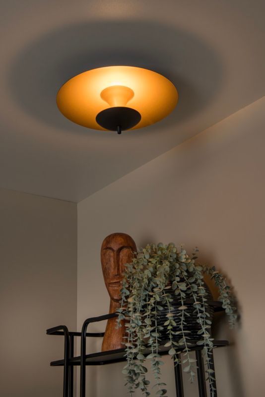 Lampa sufitowa wisząca Lucide Vulcan 3448 złoto-odcienie złota nowoczesna wbudowany LED 9W 1 szt.
