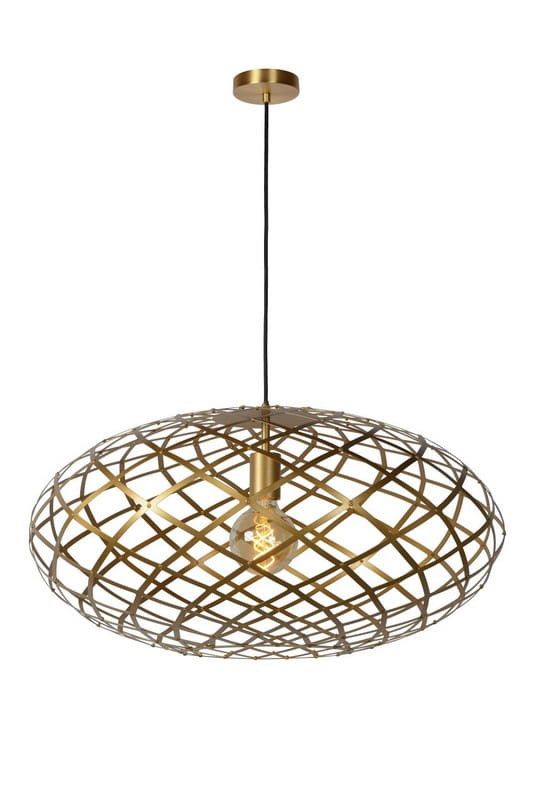 Lampa sufitowa wisząca Lucide Wolfram 1132 mosiądz-złoto szerokość 65 cm 1xE27 x 60W 1 szt.
