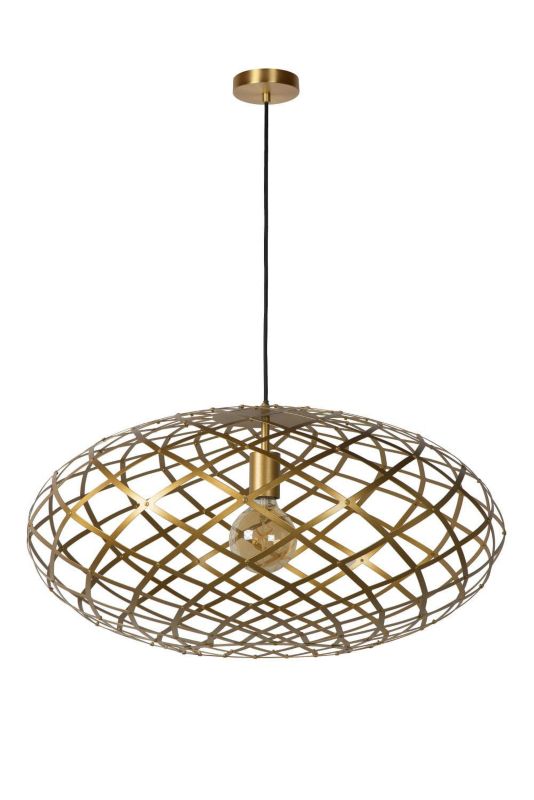 Lampa sufitowa wisząca Lucide Wolfram 1132 mosiądz-złoto szerokość 65 cm 1xE27 x 60W 1 szt.