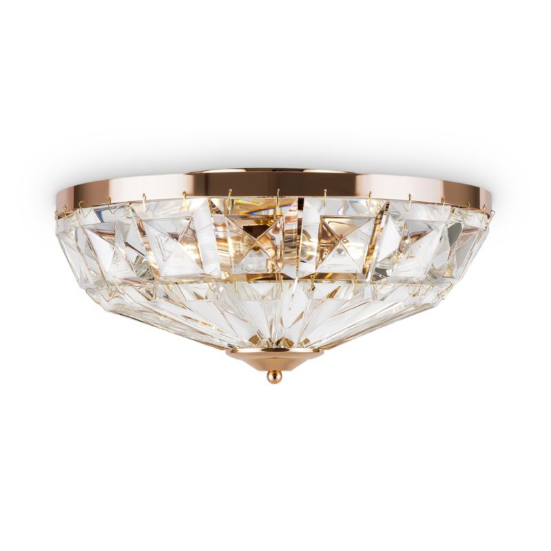Lampa sufitowa wisząca Maytoni Facet 1751 mosiężno-złota kryształowa 4xE14 x 60W 1 szt.