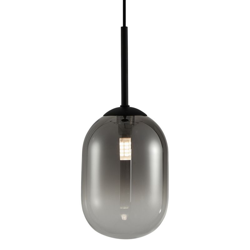 Lampa sufitowa wisząca Milagro Alias 3225 czarna szerokość 12 cm 1xE14 x 40W 1 szt.