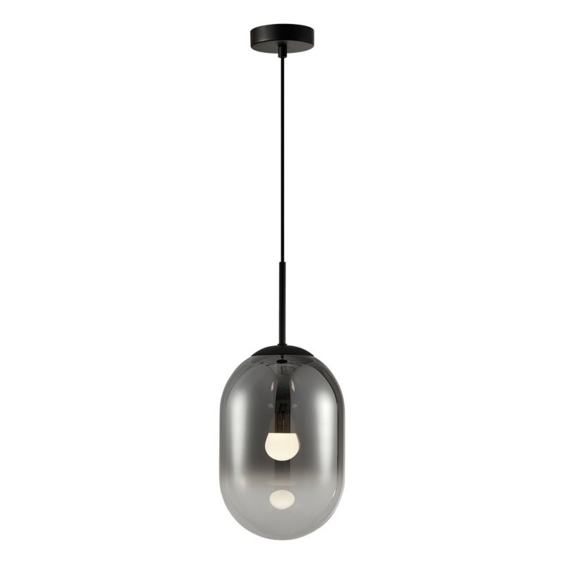 Lampa sufitowa wisząca Milagro Alias 3232 czarna szerokość 18 cm 1xE14 x 40W 1 szt.