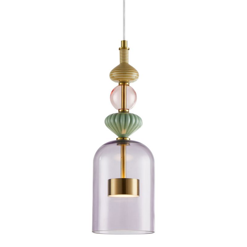 Lampa sufitowa wisząca Milagro Arte 3591 multikolor szerokość 13.5 cm wbudowany LED 12W 1 szt.