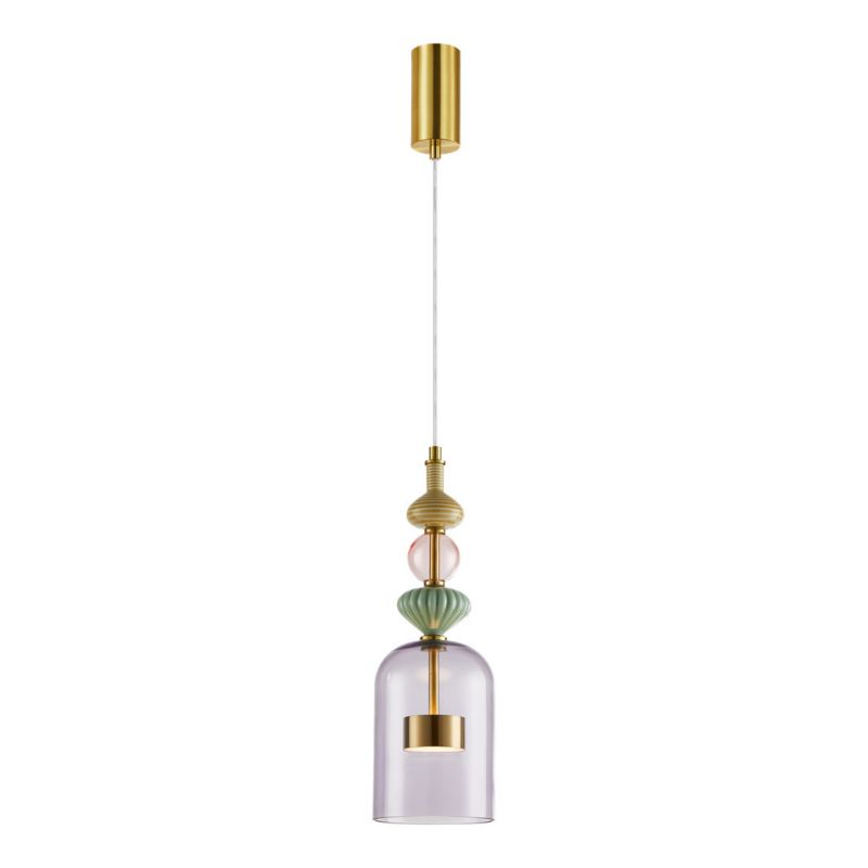 Lampa sufitowa wisząca Milagro Arte 3591 multikolor szerokość 13.5 cm wbudowany LED 12W 1 szt.