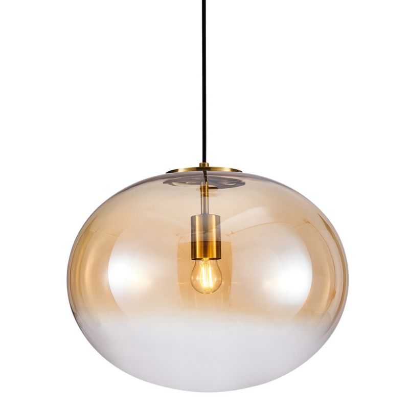 Lampa sufitowa wisząca Milagro Campania 3423 złota szerokość 30 cm 1xE27 x 60W 1 szt.
