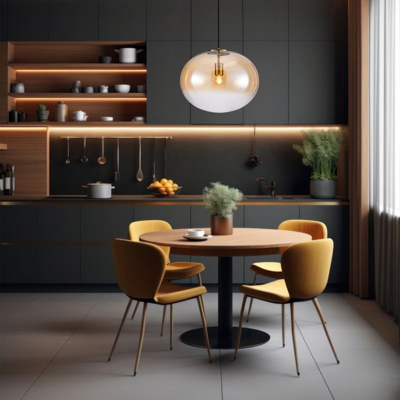 Lampa sufitowa wisząca Milagro Campania 3423 złota szerokość 30 cm 1xE27 x 60W 1 szt.