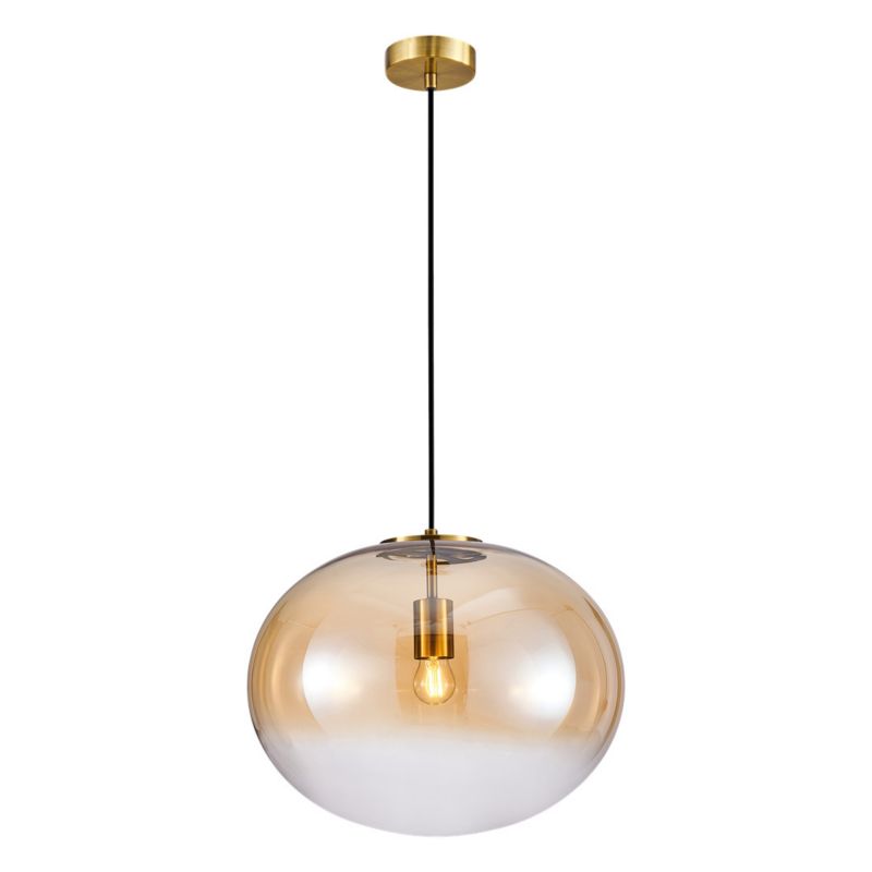 Lampa sufitowa wisząca Milagro Campania 3423 złota szerokość 30 cm 1xE27 x 60W 1 szt.