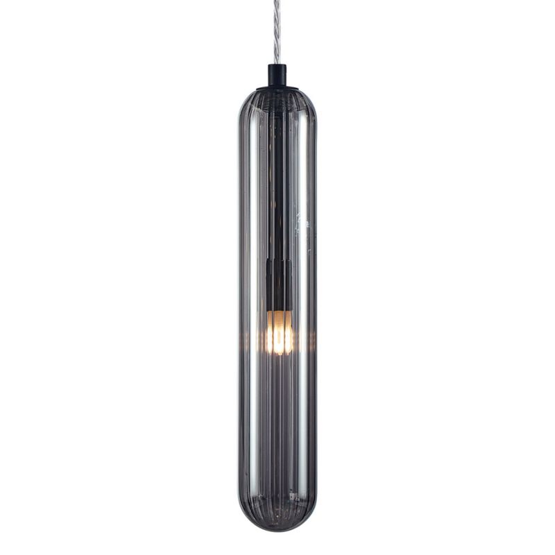 Lampa sufitowa wisząca Milagro Pax 3379 czarna szerokość 8 cm 1xG9 x 9W 1 szt.