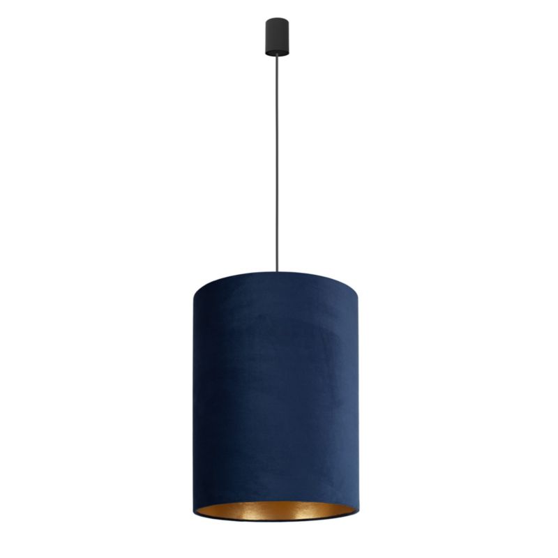 Lampa sufitowa wisząca Nowodvorski Lighting Barrel czarno-niebieska wym: 184 x 36 x 36 cm 1xE27 x 60W 1 szt.