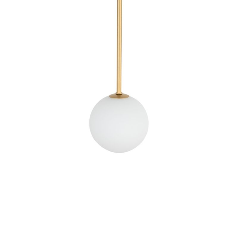 Lampa sufitowa wisząca Nowodvorski Lighting Kier satynowy złoto-biała wym: 96 x 12 x 12 cm 1xG9 x 12W 1 szt.