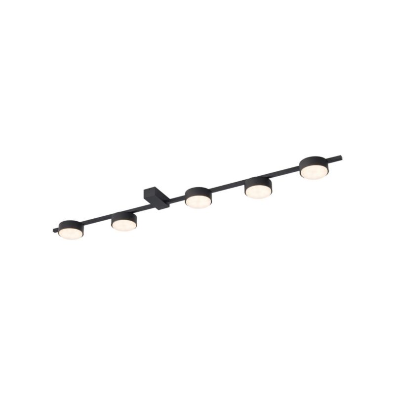 Lampa sufitowa wisząca Nowodvorski Lighting Pills czarno-biała wym: 5,5 x 12 x 98 cm 5xGX53 x  1 szt.