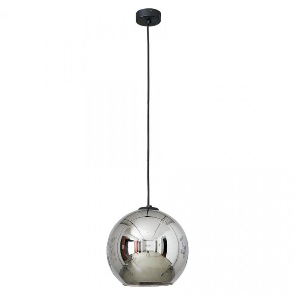 Lampa sufitowa wisząca Nowodvorski Lighting Polaris czarna-chromowana szerokość 25 cm 1xE27 x 60W 1 szt.