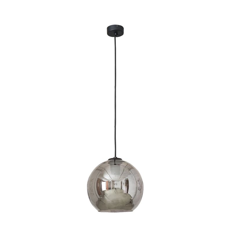 Lampa sufitowa wisząca Nowodvorski Lighting Polaris czarna-chromowana szerokość 25 cm 1xE27 x 60W 1 szt.