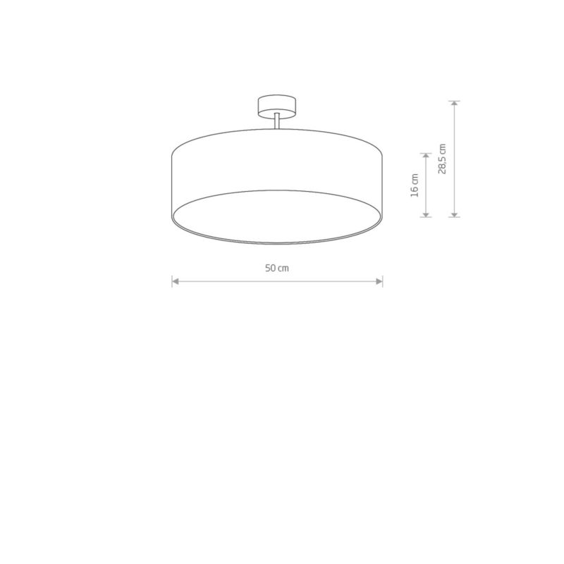 Lampa sufitowa wisząca Nowodvorski Lighting Violet 6194 czarna 50 cm średnicy 3xE27 x 25W 1 szt.