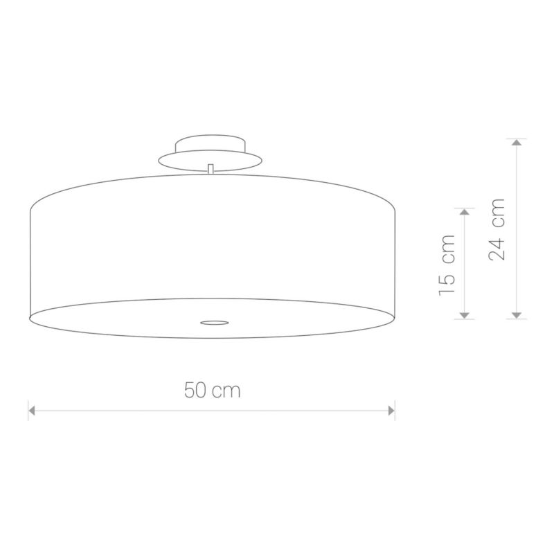 Lampa sufitowa wisząca Nowodvorski Lighting Viviane 9095 czarna-chromowana 50 cm średnicy 3xE27 x 60W 1 szt.