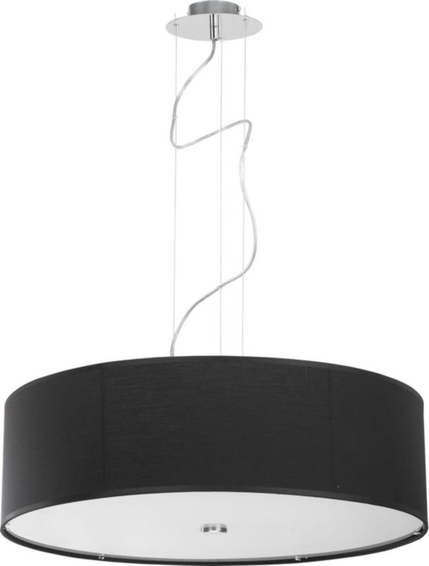 Lampa sufitowa wisząca Nowodvorski Lighting Viviane czarna wym: 108 x 63 x 63 cm 3xE27 x 60W 1 szt.