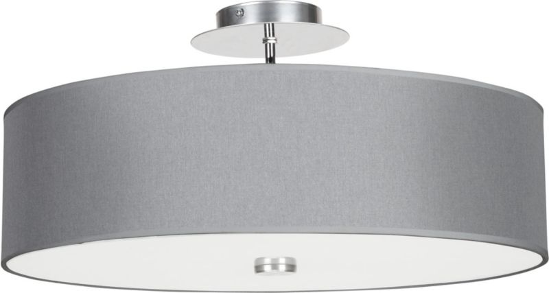 Lampa sufitowa wisząca Nowodvorski Lighting Viviane szaro-chromowana wym: 24 x 50 x 50 cm 3xE27 x  1 szt.