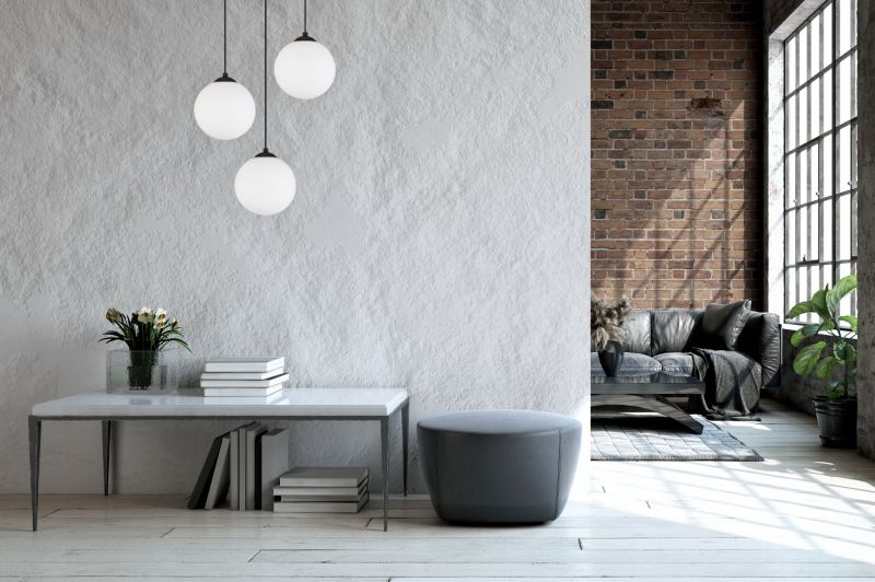 Lampa sufitowa wisząca okrągła Light Home LH Florence 4x E27 60W czarny/biały 15cm 1szt.