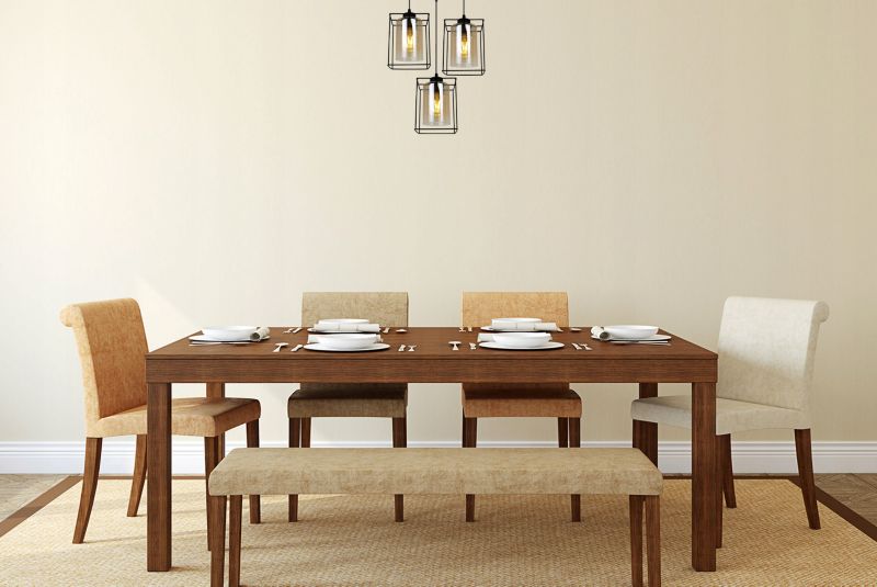 Lampa sufitowa wisząca okrągła Light Home LH Hella Cage 3x E27 60W szkło miodowy 1szt.