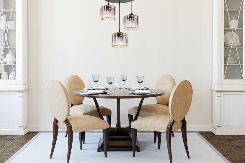 Lampa sufitowa wisząca okrągła Light Home LH Holdi 3x E27 60W klosz złote szkło 1szt.