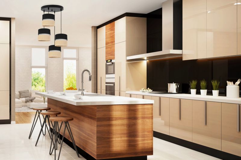 Lampa sufitowa wisząca okrągła Light Home LH Juta 4x E27 60W abażur 20cm tkanina czarny 1szt.