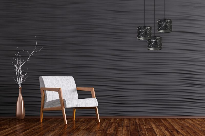Lampa sufitowa wisząca okrągła Light Home LH Werona 3x E27 60W czarny/srebrny 1szt.