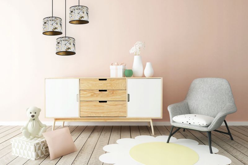 Lampa sufitowa wisząca okrągła Light Home LH Werona 3x E27 60W szary/złoty 1szt.