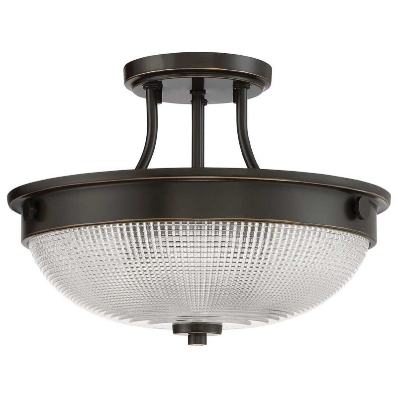 Lampa sufitowa wisząca Quoizel Mantle brąz palladiański wym: 24,6 x 32,7 x 32,7 cm 2xE27 x  1 szt.