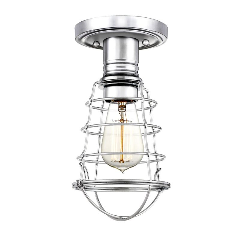 Lampa sufitowa wisząca Quoizel Mixon 5212 polerowany chrom industrialna 1xE27 x 1 szt.