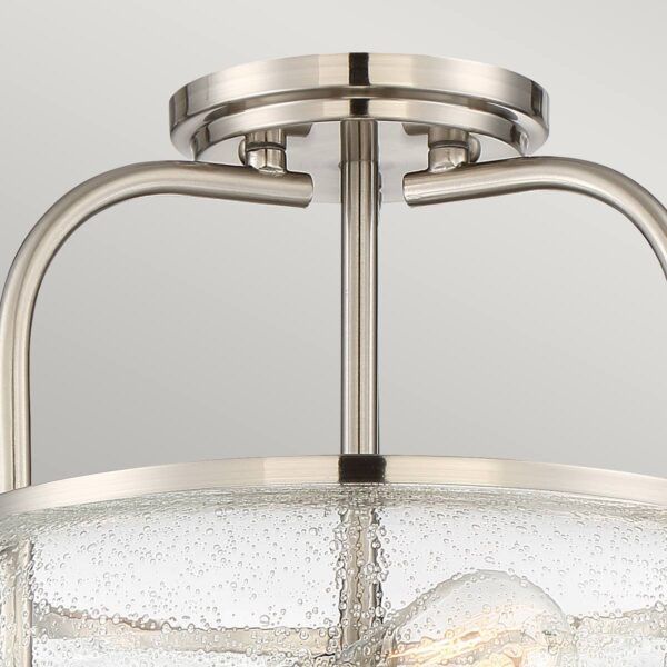Lampa sufitowa wisząca Quoizel Trilogy szczotkowany nikiel wym: 30,2 x 40,6 x 40,6 cm 3xE27 x  1 szt.