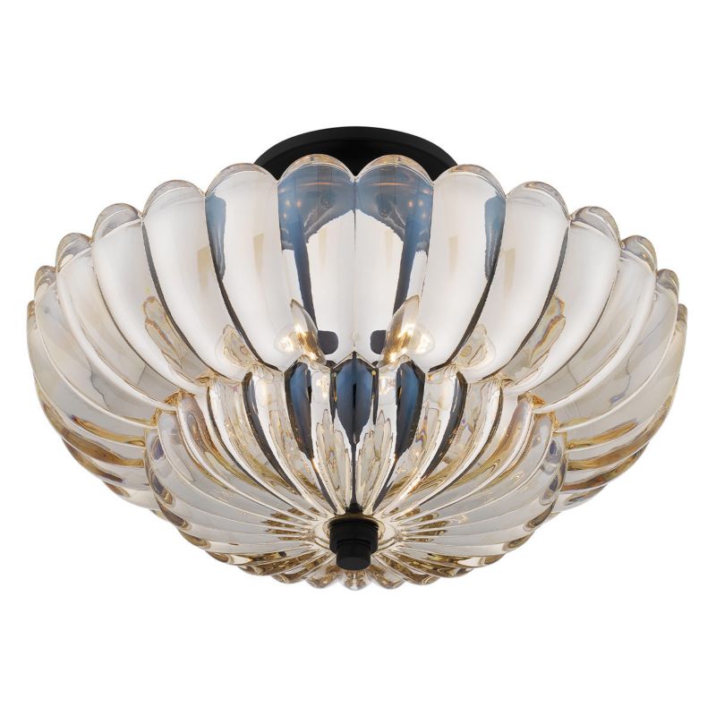 Lampa sufitowa wisząca Quoizel Whitecap 6273 przezroczysto-kakaowy brąz dekoracyjna 4xE14 x 1 szt.