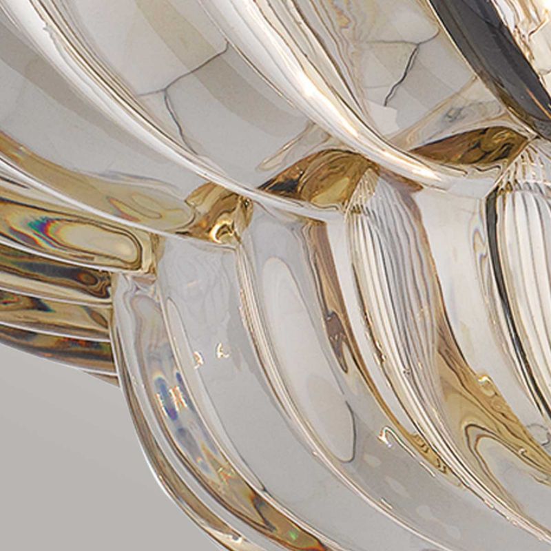 Lampa sufitowa wisząca Quoizel Whitecap 6273 przezroczysto-kakaowy brąz dekoracyjna 4xE14 x 1 szt.