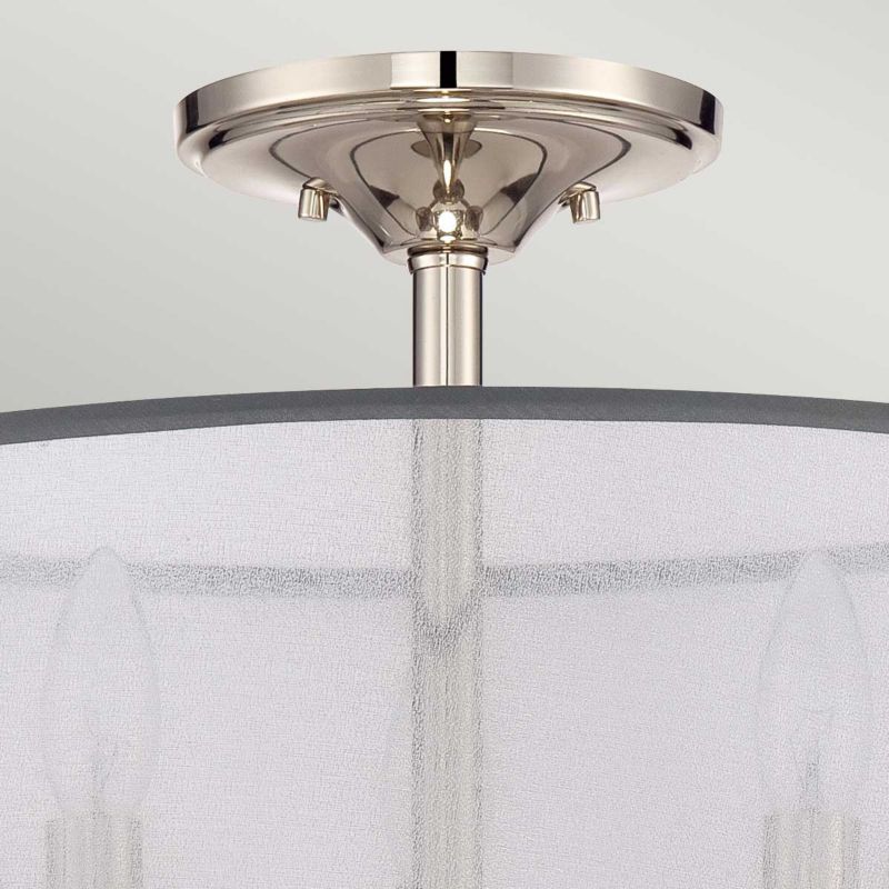 Lampa sufitowa wisząca Quoizel Whitney imperialne srebro wym: 143,3 x 40,7 x 40,7 cm 3xE14 x  1 szt.