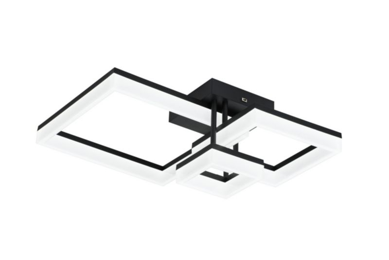 Lampa sufitowa wisząca Rabalux Amilia 3867 czarno-biała nowoczesna wbudowany LED 22W 1 szt.