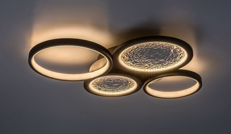 Lampa sufitowa wisząca Rabalux Aranis 3782 czarno-biała pilot wbudowany LED 40W 1 szt.