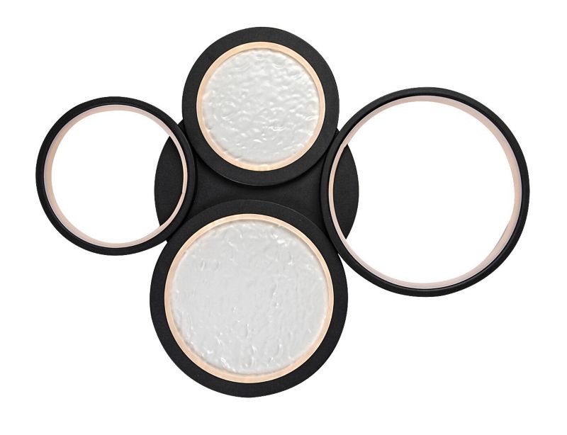 Lampa sufitowa wisząca Rabalux Aranis 3782 czarno-biała pilot wbudowany LED 40W 1 szt.