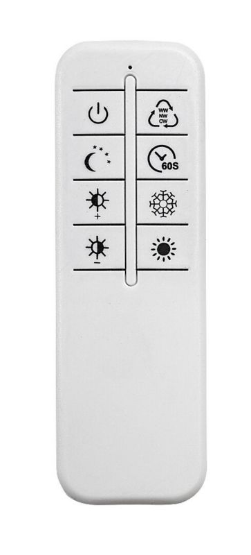 Lampa sufitowa wisząca Rabalux Aranis 3782 czarno-biała pilot wbudowany LED 40W 1 szt.