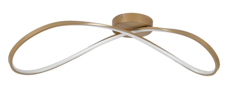 Lampa sufitowa wisząca Rabalux Castiel 1169 złoto-biała nowoczesna wbudowany LED 30W 1 szt.
