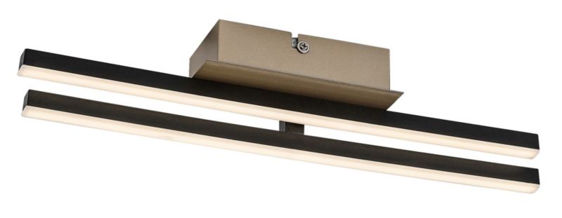 Lampa sufitowa wisząca Rabalux Demir 3966 czarno-złota-biała nowoczesna wbudowany LED 16W 1 szt.