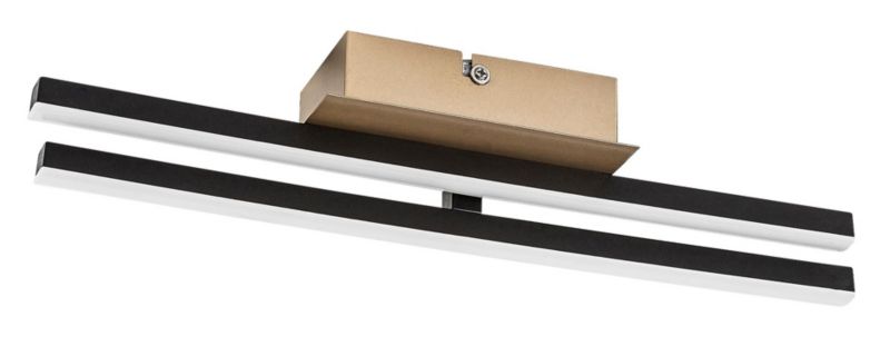 Lampa sufitowa wisząca Rabalux Demir 3966 czarno-złota-biała nowoczesna wbudowany LED 16W 1 szt.