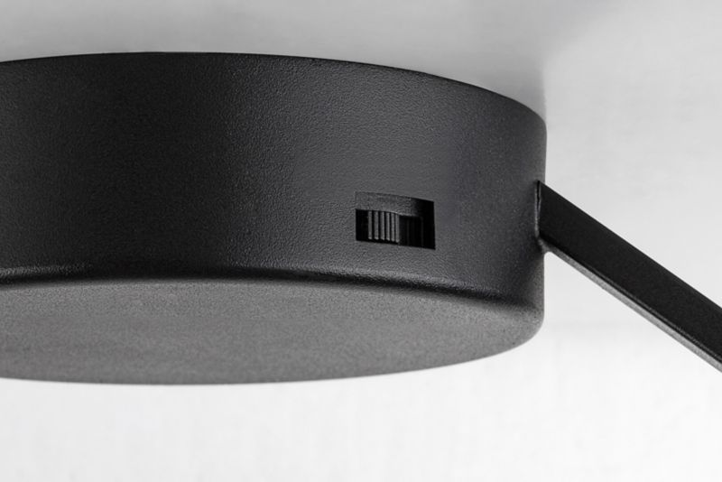 Lampa sufitowa wisząca Rabalux Isaure 3027 czarno-biała ring wbudowany LED 24W 1 szt.