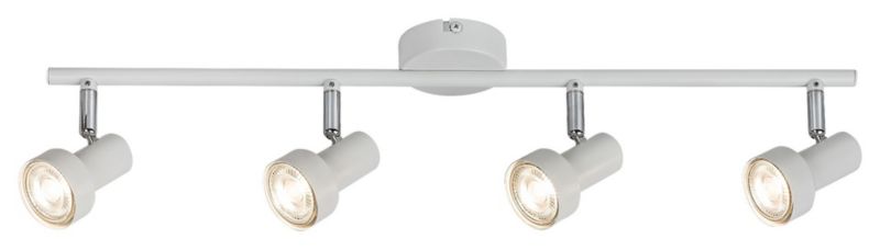 Lampa sufitowa wisząca Rabalux Konrad biała wym: 11 x 60,5 x 11 cm 4xGU10 x  1 szt.