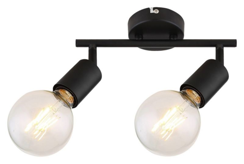 Lampa sufitowa wisząca Rabalux Lamar 9870 czarna industrialna 2xE27 x 40W 1 szt.
