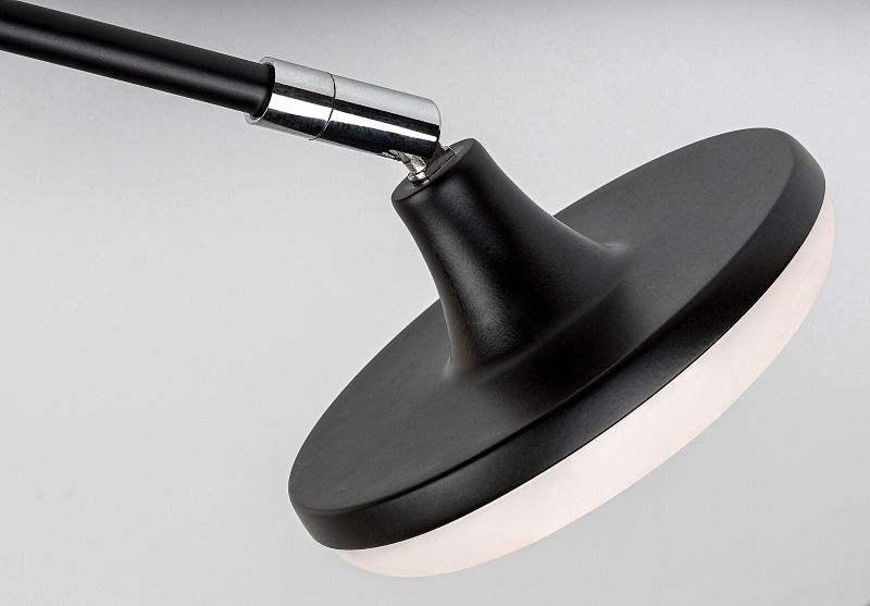 Lampa sufitowa wisząca Rabalux Madi 0637 czarny matowa-biała nowoczesna wbudowany LED 24W 1 szt.
