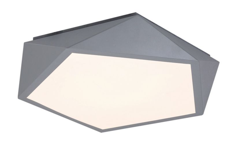 Lampa sufitowa wisząca Rabalux Raffa 2518 popielato-biała nowoczesna wbudowany LED 30W 1 szt.