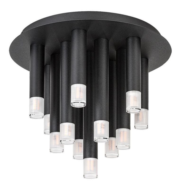 Lampa sufitowa wisząca Rabalux Ramira 3546 czarno-przezroczysty nowoczesna 13xG9 x 1 szt.